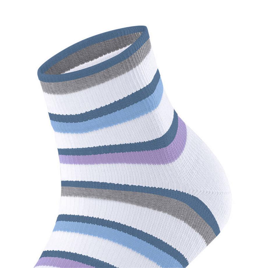 Burlington Rib Stripe Calzini alla Caviglia  