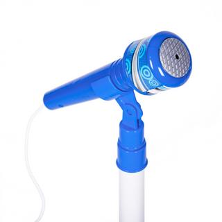 Pricenet  Set pied de micro guitare électrique pour enfant mp3 - bleu 