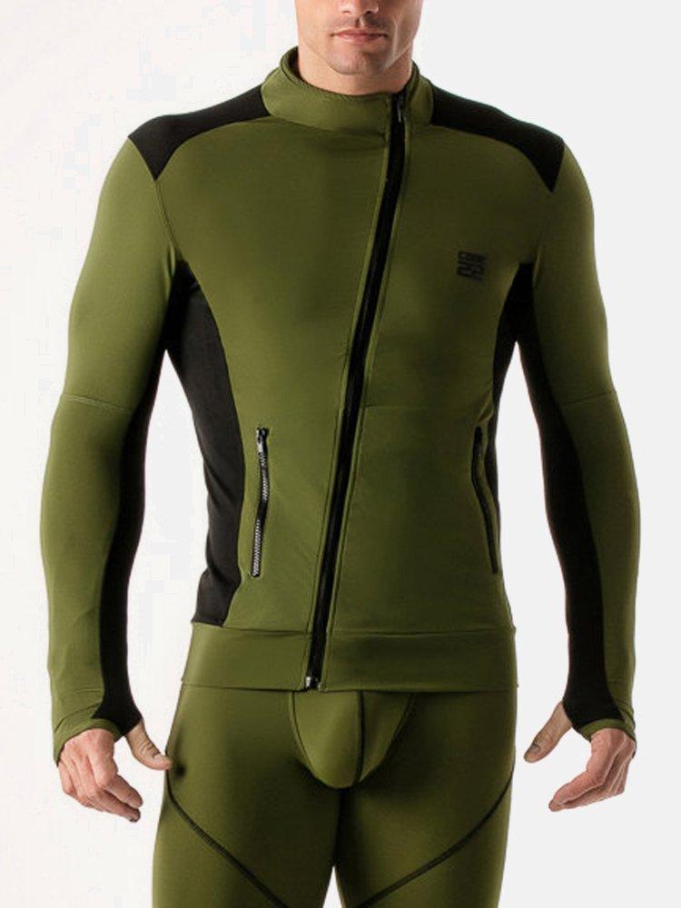 Image of Kompressionsweste Herren Militärgrün XL