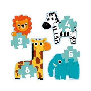 Djeco  Djeco Primo Puzzel Jungle (3, 4, 5 & 6 stukjes) 