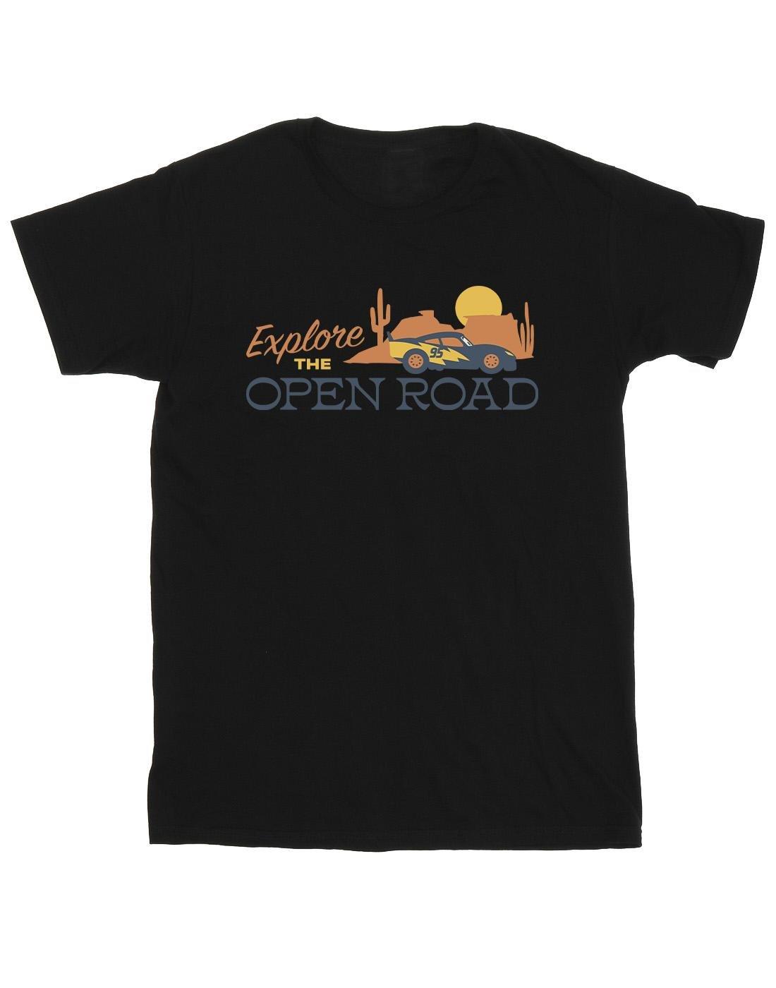Image of Cars Explore The Open Road Tshirt Herren Schwarz M