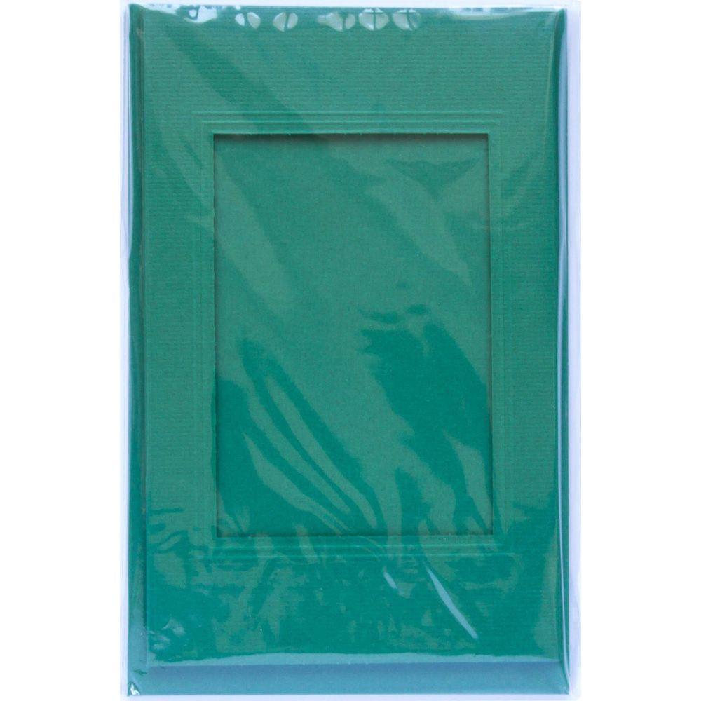 Image of Passepartout-Karten 220g/m2 eckig Dunkelgrün Grün