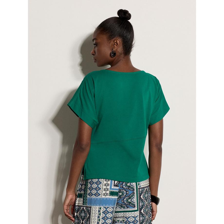APRICOT Jersey T-Shirt Asymmetrischer Saum  