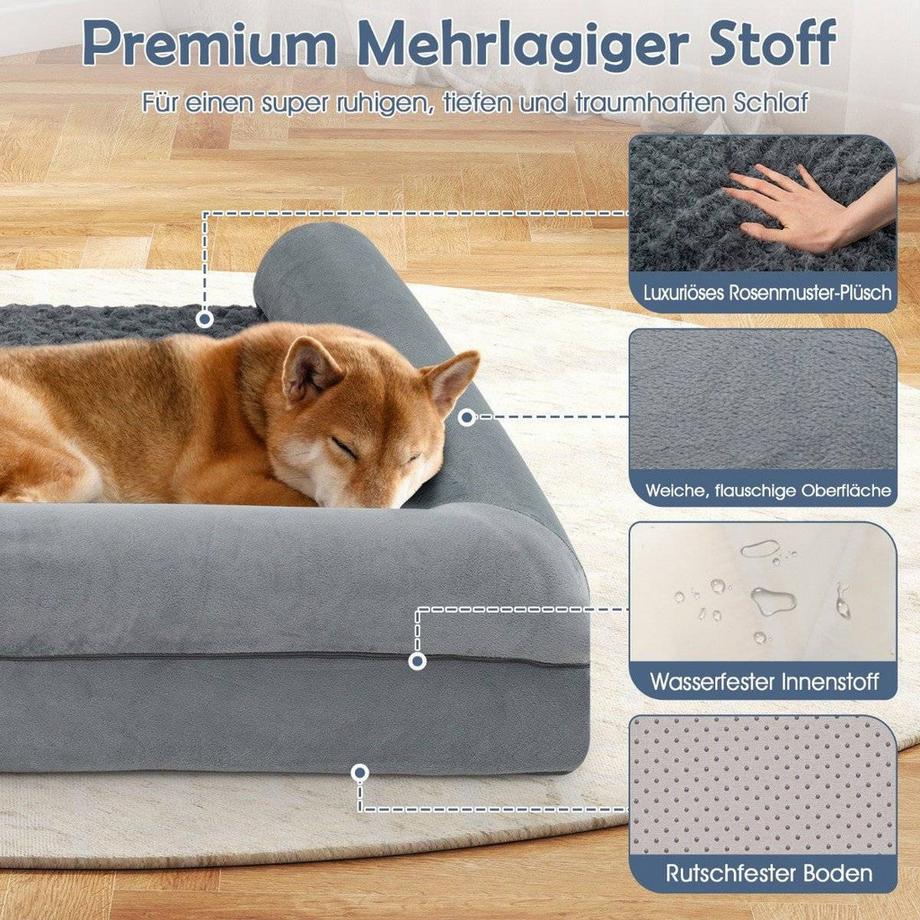 Northix  Lit orthopédique pour chien XXL 