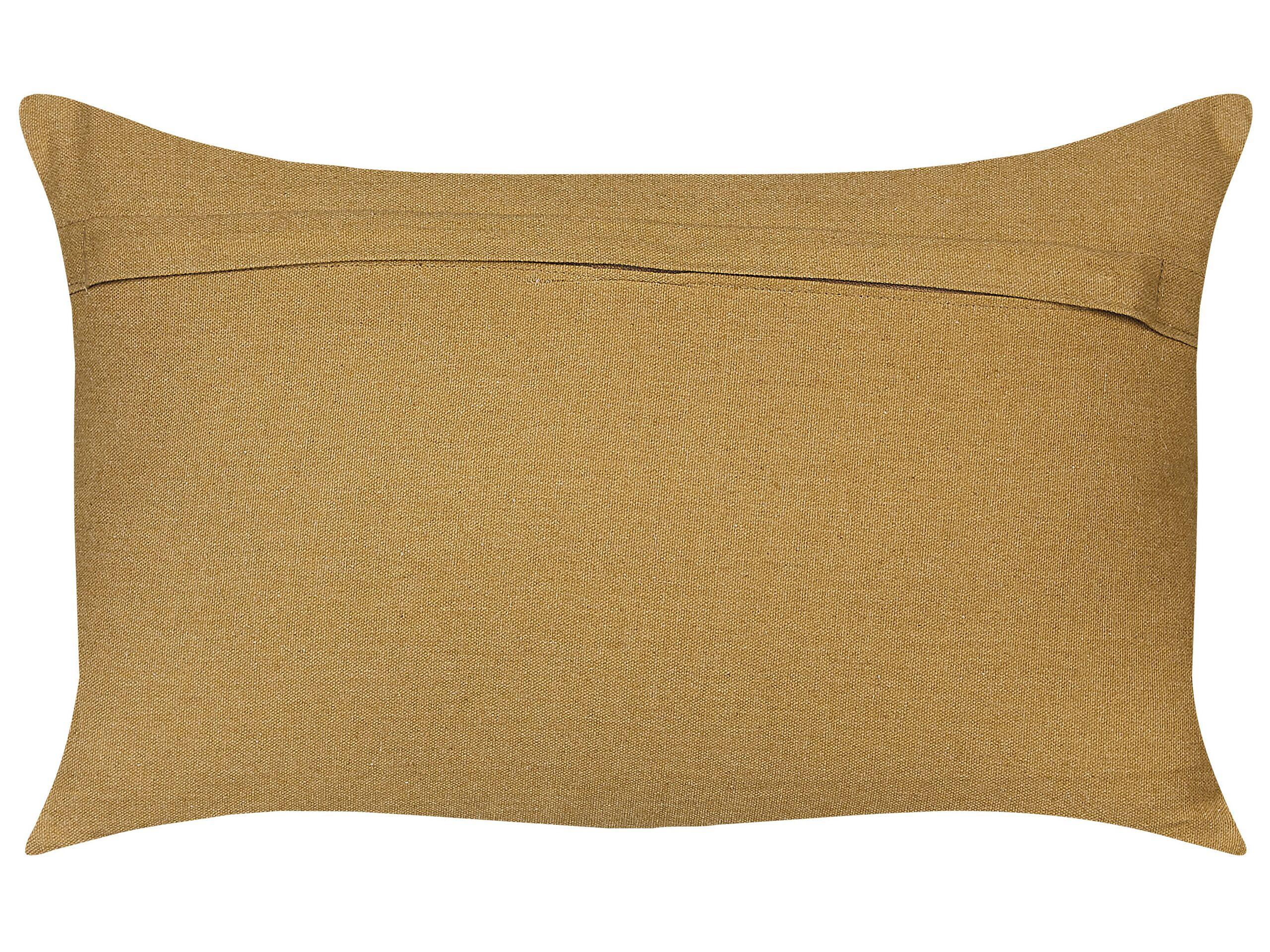 Beliani Coussin en Jute Boho CUMBUM  