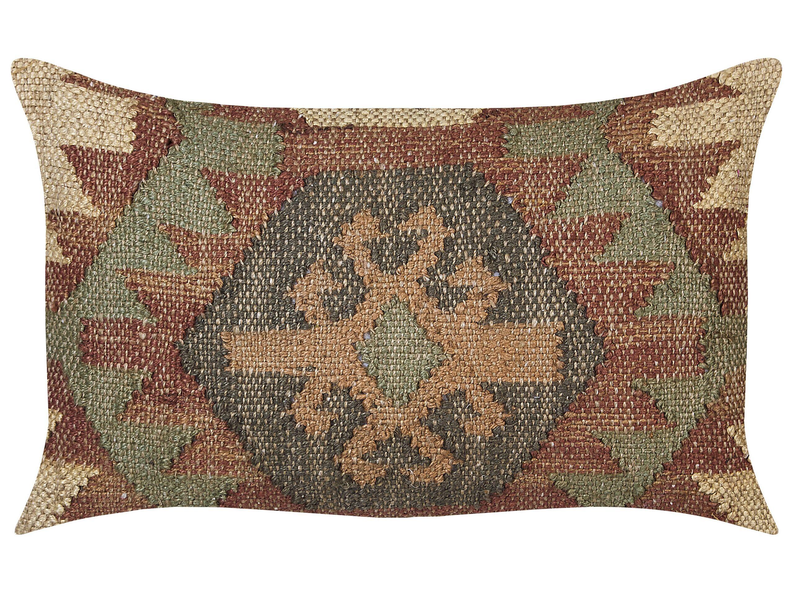 Beliani Coussin en Jute Boho CUMBUM  