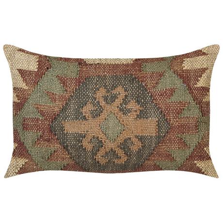 Beliani Coussin en Jute Boho CUMBUM  