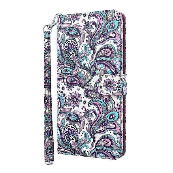 Image of iPhone 13 mini - Etui Glitzer Effekt Paisley