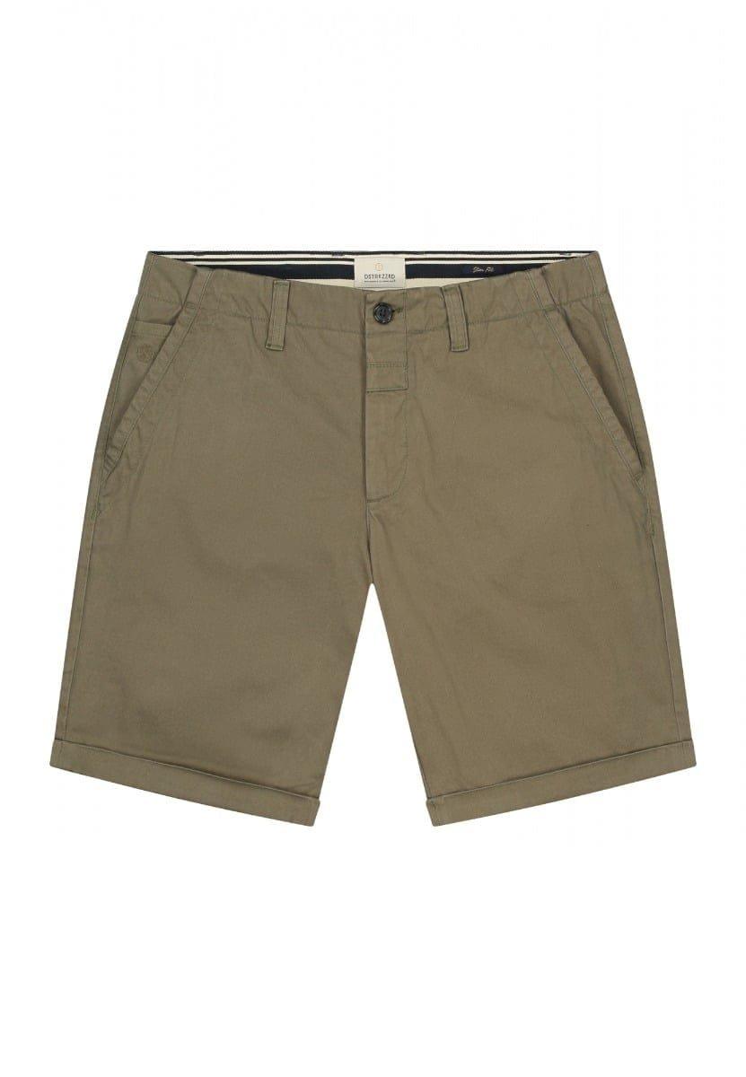 Image of Presley Chino Shorts Dense Twill-32 Unisex Khaki 32
