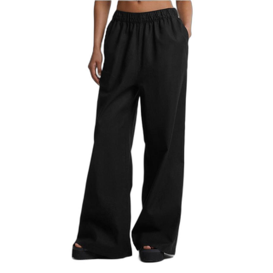 URBAN CLASSICS Leinenmix Wide Leg Hose  