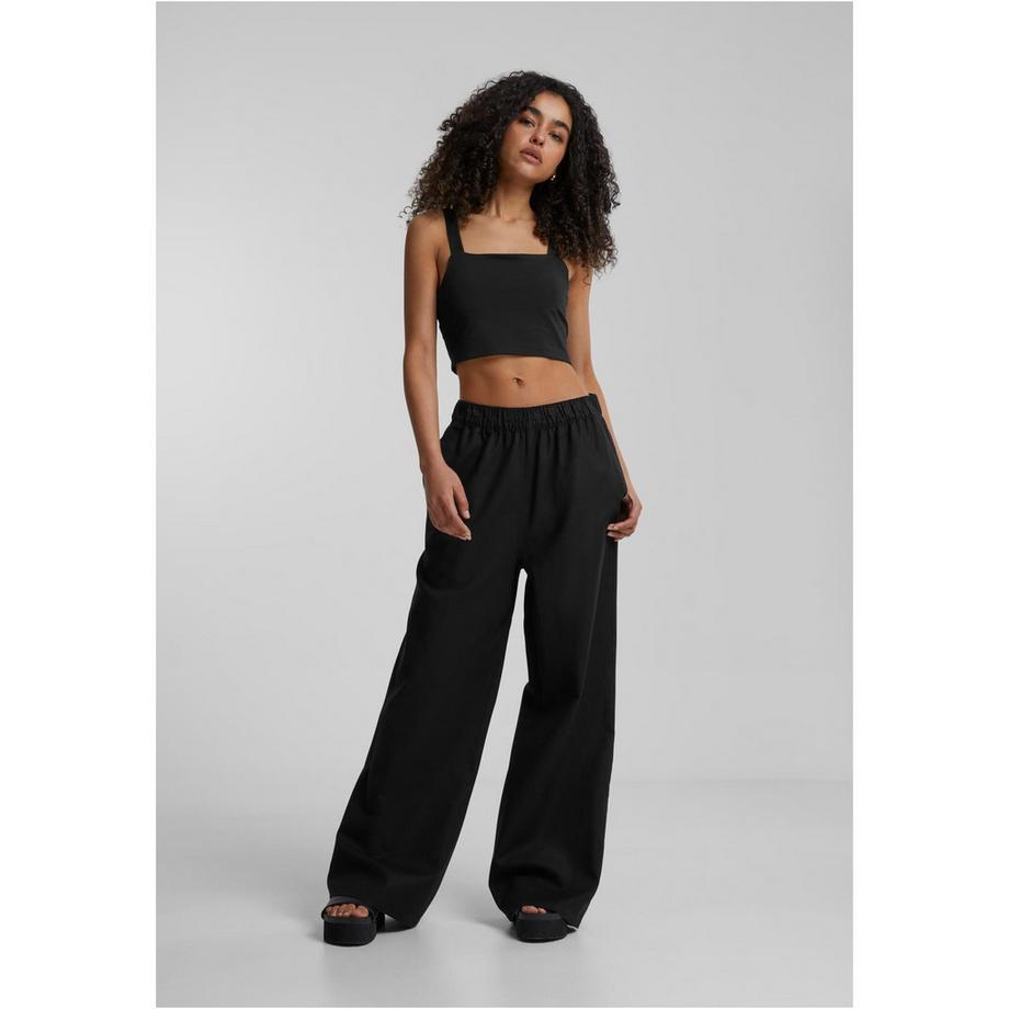 URBAN CLASSICS Leinenmix Wide Leg Hose  
