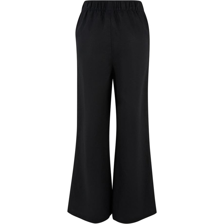 URBAN CLASSICS Leinenmix Wide Leg Hose  