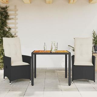 VidaXL Bistro set poly-rattan  