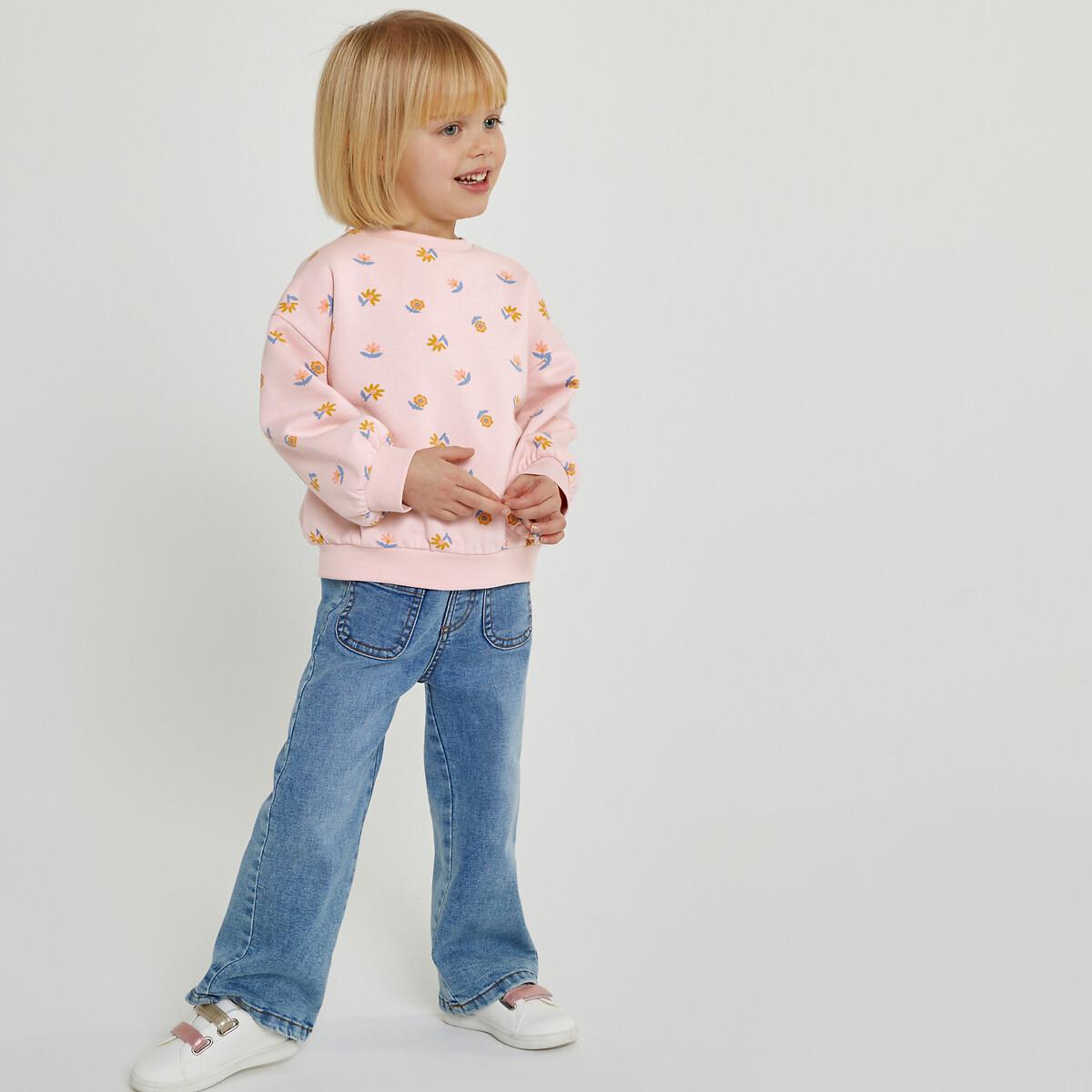 Image of Sweatshirt Mit Blumenmuster Allover Unisex Rosa 9M