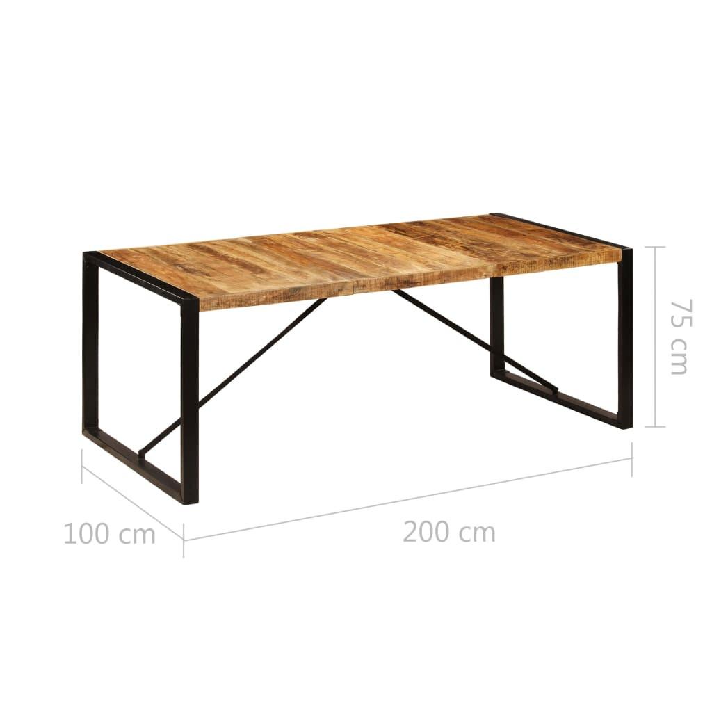 VidaXL Table de salle à manger bois  