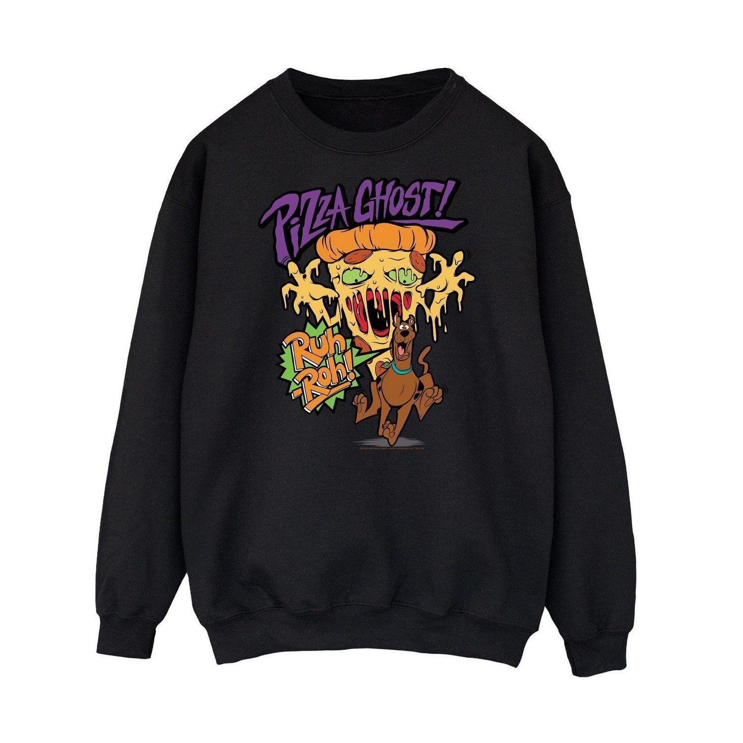Image of Pizza Ghost Sweatshirt Herren Schwarz XL
