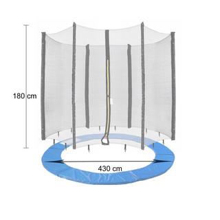 Arebos  Rete di sicurezza per trampolino + Rete di protezione dei bordi Ricambi per trampolino 