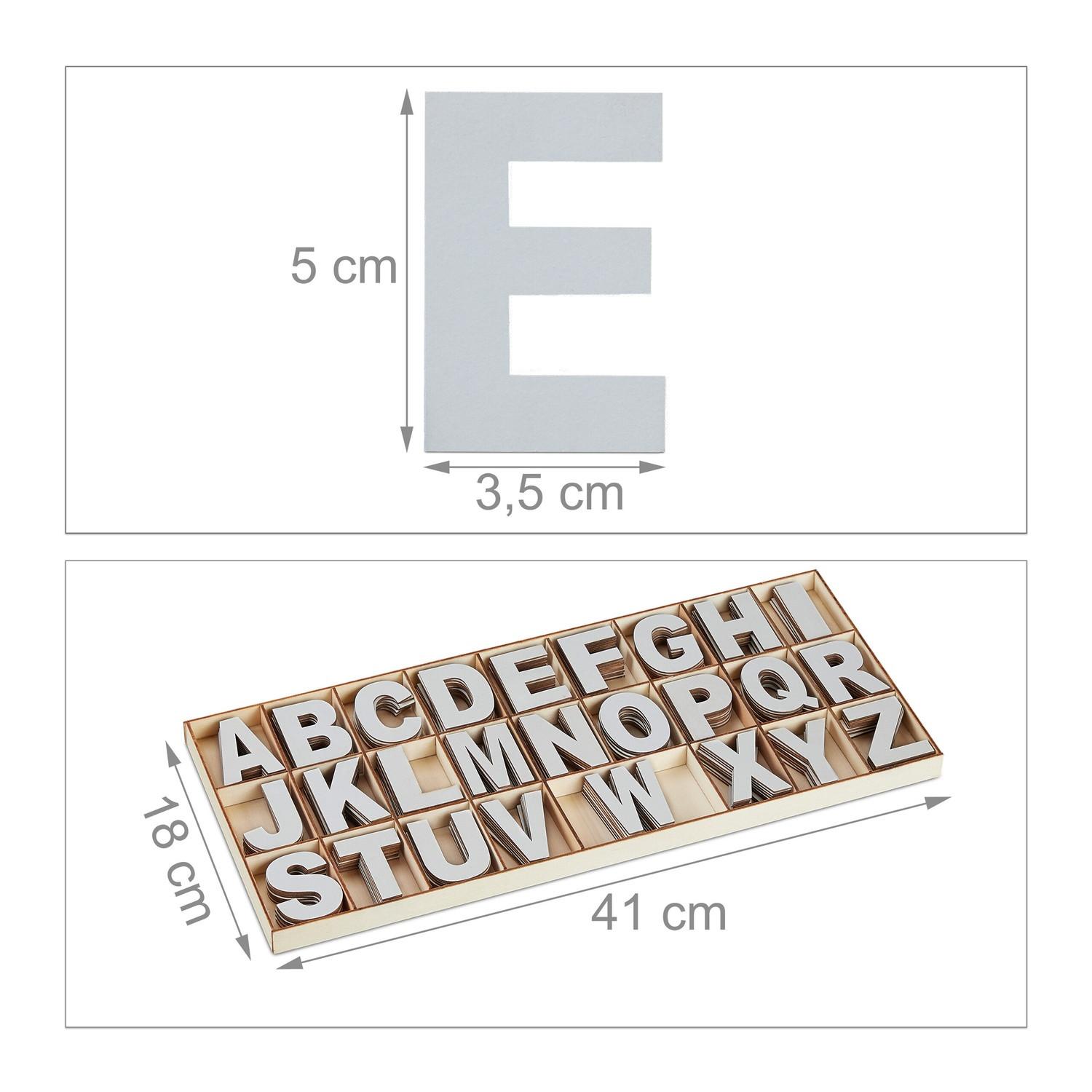 B2X jeu de lettres en bois avec 208 pièces  