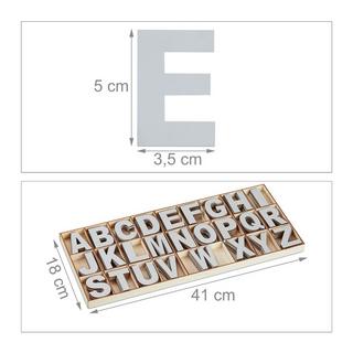 B2X jeu de lettres en bois avec 208 pièces  