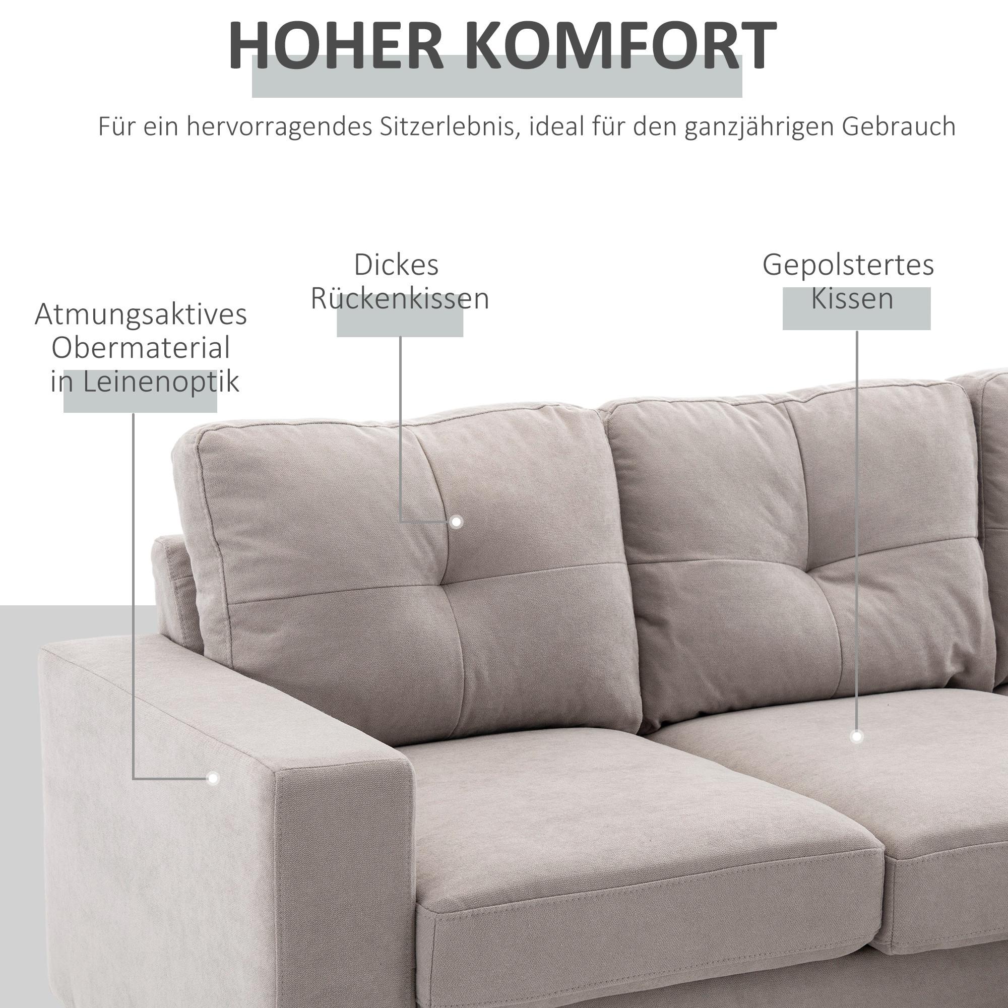 HOMCOM Ecksofa  