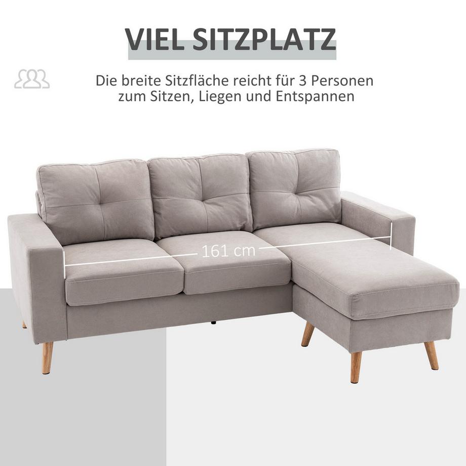 HOMCOM Ecksofa  
