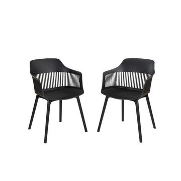 Lot de 2 fauteuils de jardin en polypropylène SOHO