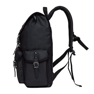 Only-bags.store Grosser Leder Vintage Wanderrucksack mit 14-Zoll-Laptop-Fach  