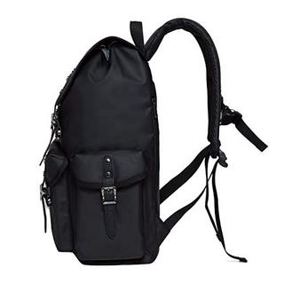 Only-bags.store Großer Lederrucksack, Vintage-Wanderrucksack mit 14-Zoll-Laptop-Fach für Arbeit, Reisen, Uni  