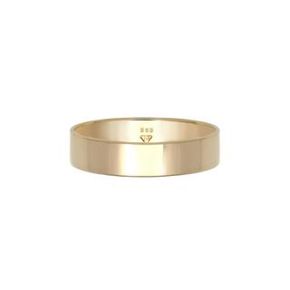 Elli  Ring Bandring Trauring Basic Hochzeit Paar 585 Gelbgold 