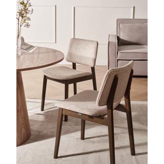 Beliani Set di 2 sedie da pranzo en Bouclé Scandinavo BLANE  