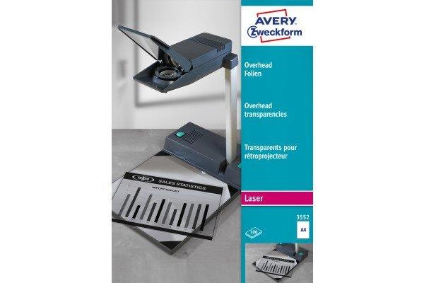 Avery-Zweckform  AVERY ZWECKFORM Laser Film 0.1mm A4, 100 Blatt 