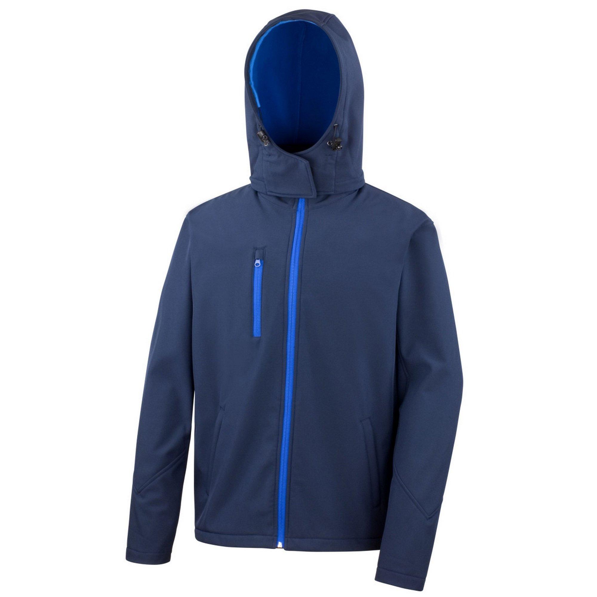 Image of Core Softshell Jacke Lite Mit Kapuze Herren Marine S