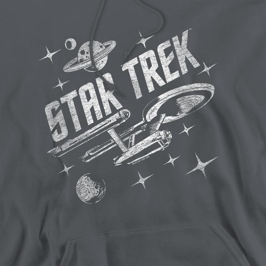 Star Trek Sweat à capuche THROUGH SPACE  