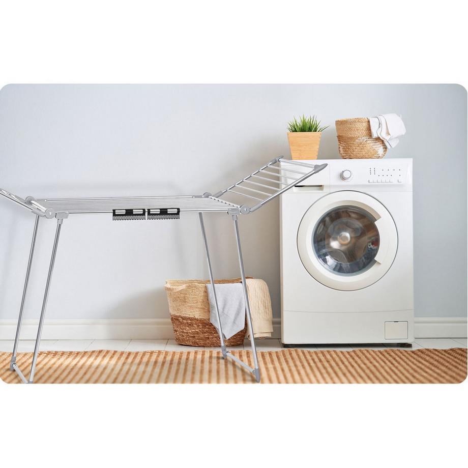 B2X  Porte-chaussettes pour étendoir 2 pcs. noir

Grande capacité : le lot de 2 supports peut contenir jusqu'à 26 chaussettes – parfait pour les familles.
Durabilité : fabriqué en matière plastique noire durable, résistante à l'humidité et aux dommages.
Co 