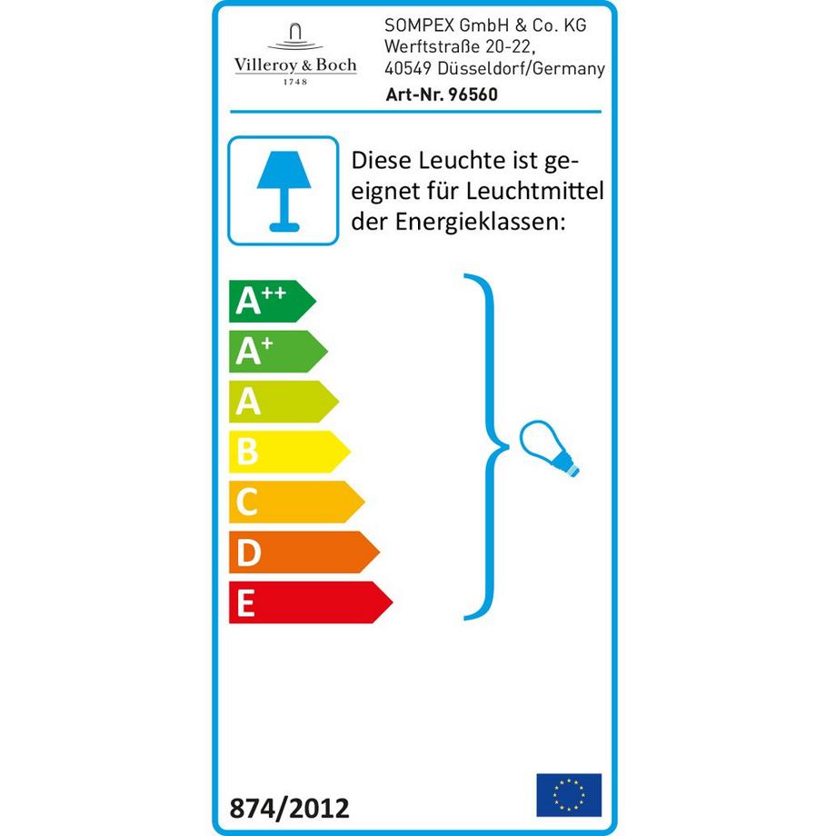 Villeroy&Boch VANCOUVER H150cm dia. 32cm  