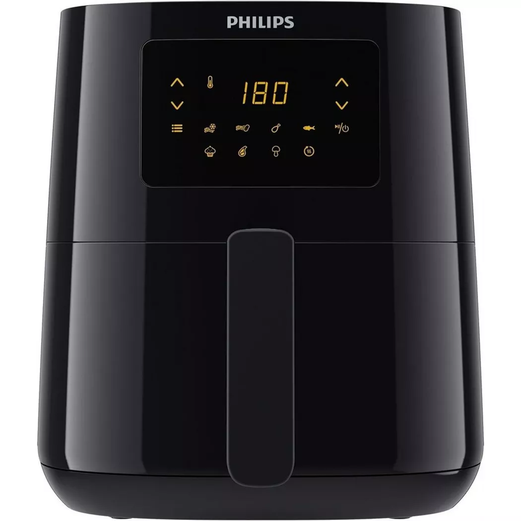Philips – Heissluft-Fritteuse Essential Airfryer 0.8 kg, Schwarz, Schwarz
