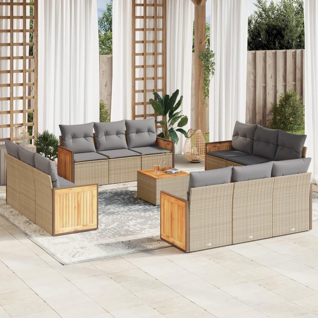 VidaXL Garten sofagarnitur poly-rattan  