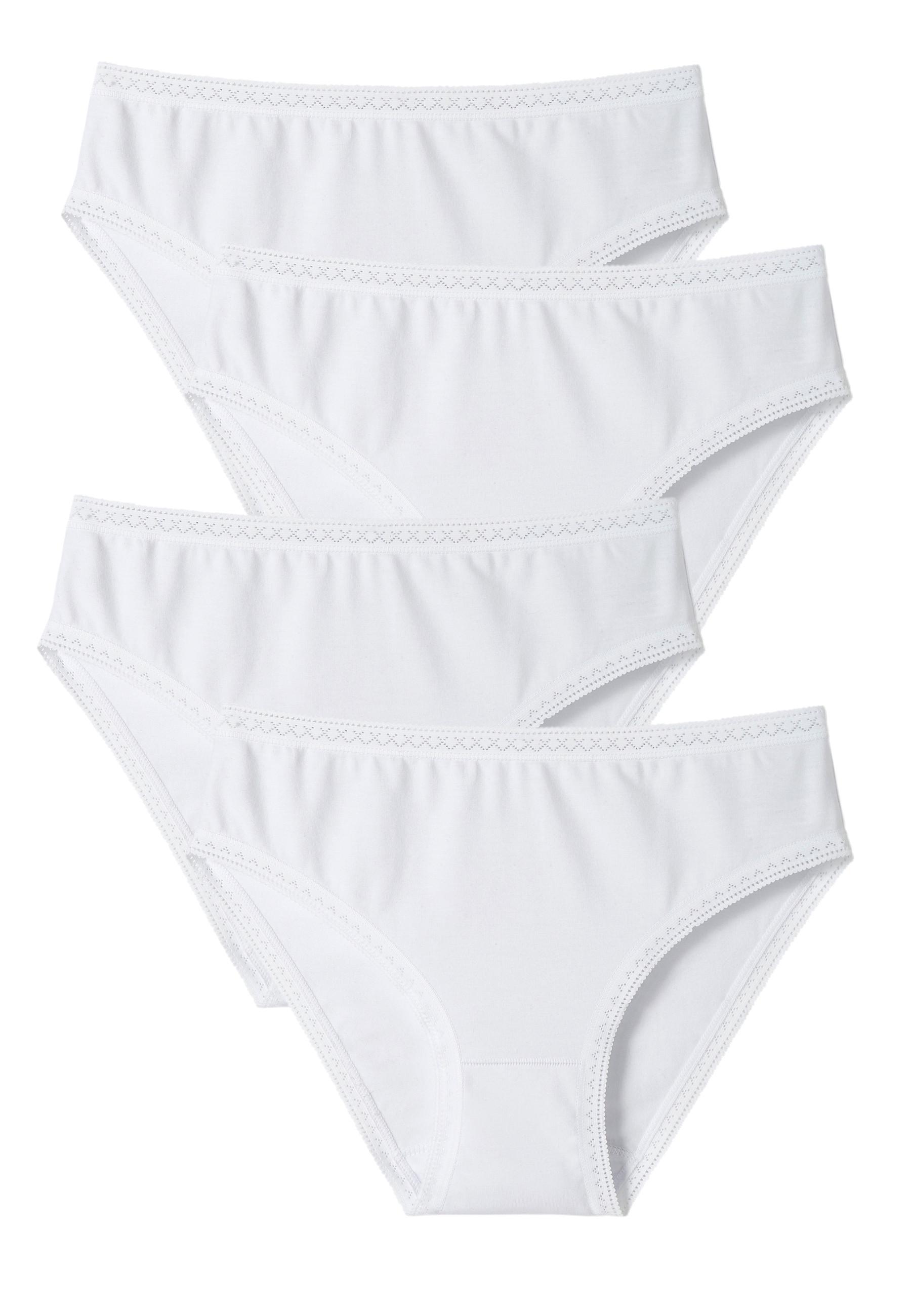 Image of Slip ,mini Im 3er-pack + 1 Gratis. Unisex Weiss 50/52