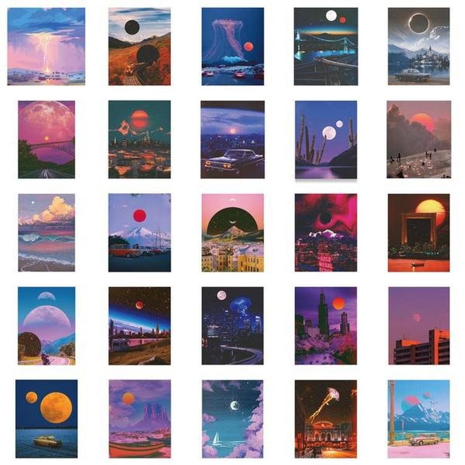 Gameloot Packung Aufkleber - Sonnenuntergang  