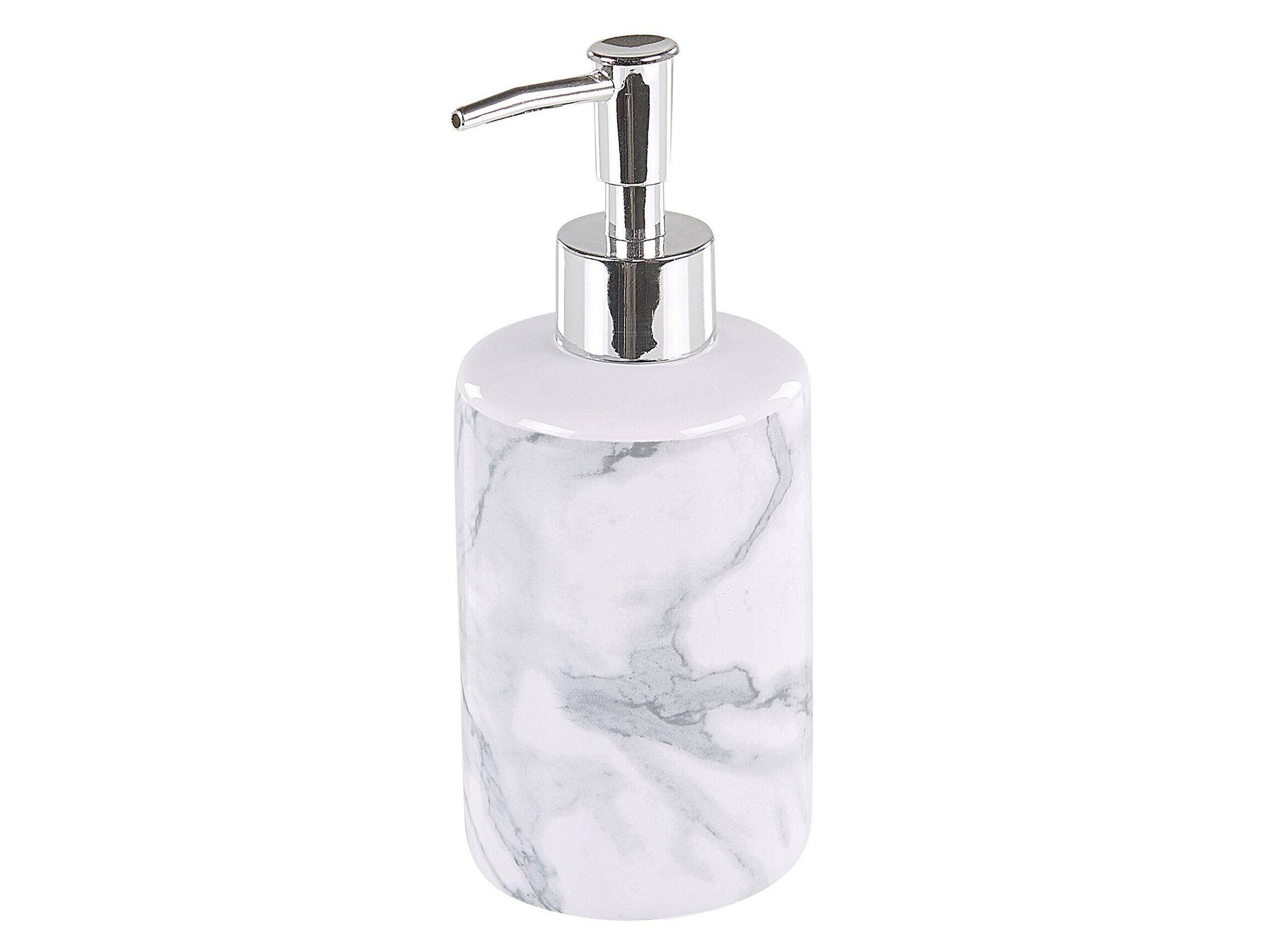 Beliani Set de 4 accessoires de salle de bain en Céramique Moderne ARAUCO  