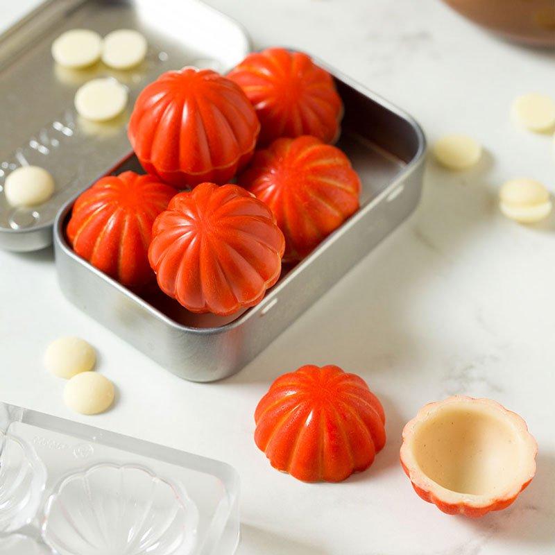 Image of Pralinenform feiner Kürbis 14 Pralinen Pralinenform feiner Kürbis 14 Pralinen