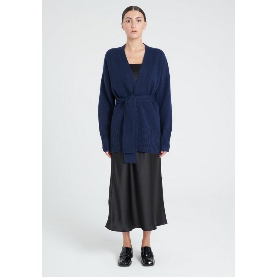 Studio Cashmere8 ZAYA 8 Cardigan con cintura 8 strati  