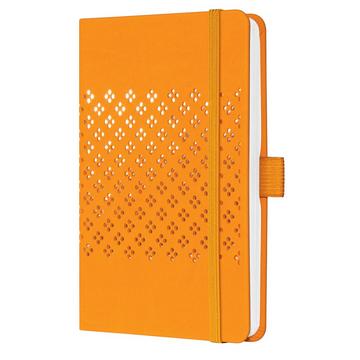 Notizbuch Jolie - liniert - ca. A6 - orange - Hardcover - FSC-zertifiziert