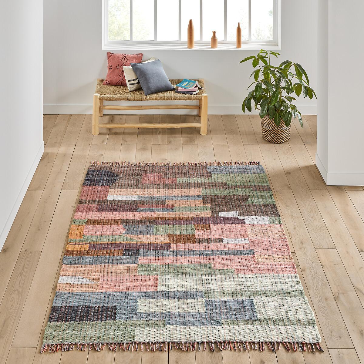 La Redoute Intérieurs Tapis tissé plat en coton  