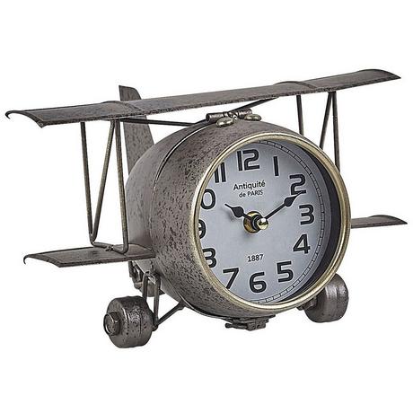 Beliani Horloge en Métal Industriel STANS  