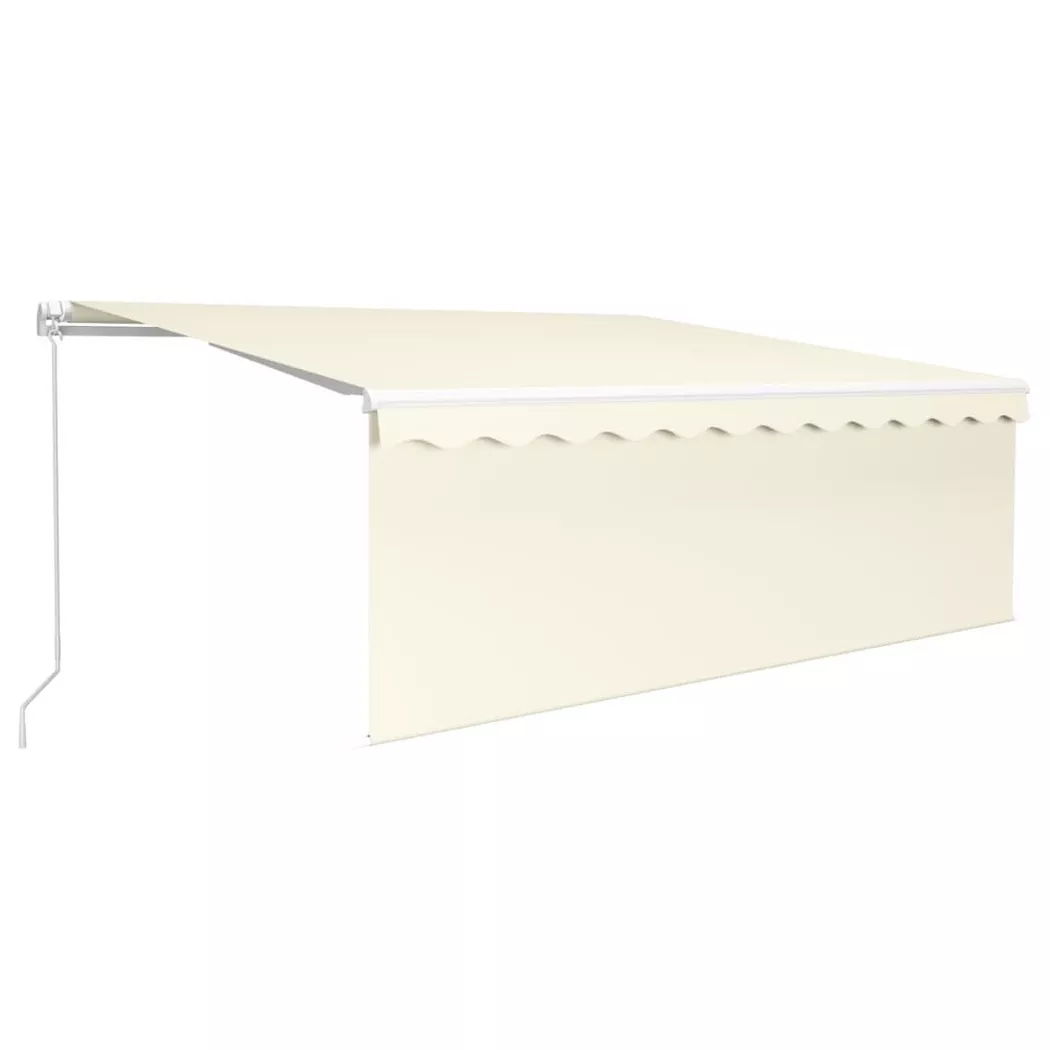 VidaXL - Markise aluminium, One Size, Light Beige