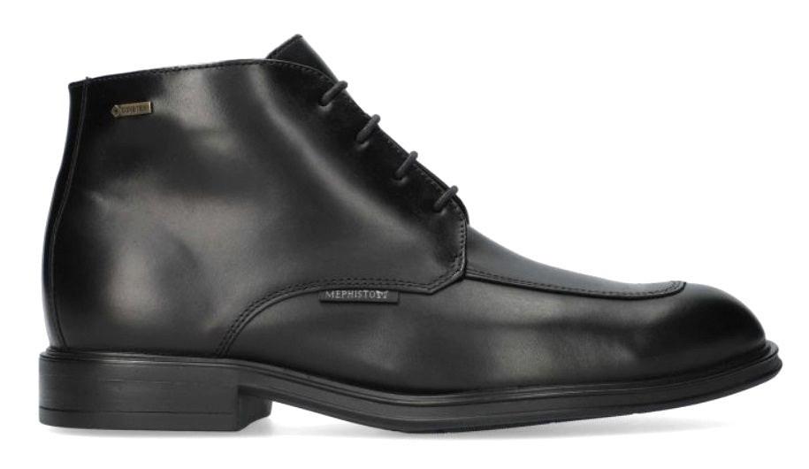Image of Kerry - Leder Stiefelette Herren Schwarz 39