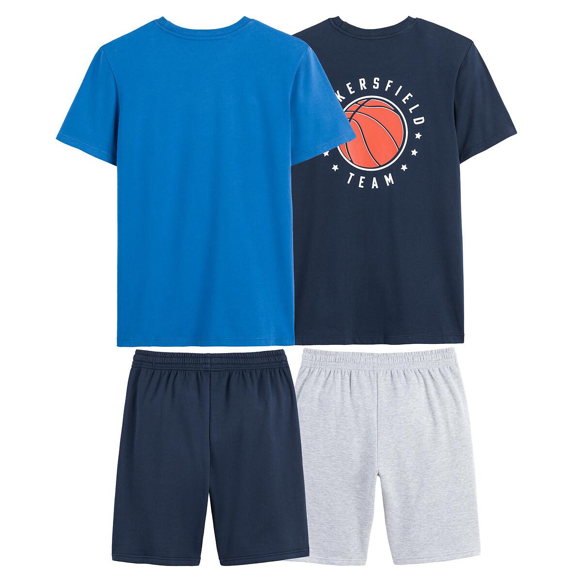 La Redoute Collections  Lot de 2 pyjashorts imprimé basketball 