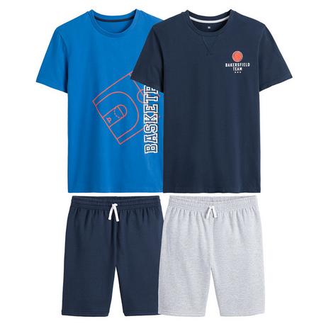 La Redoute Collections  Lot de 2 pyjashorts imprimé basketball 