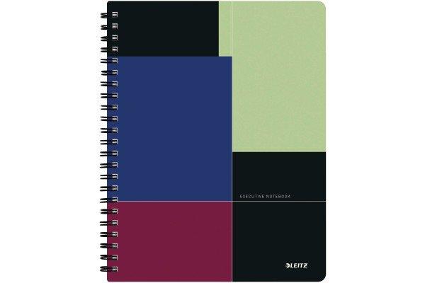 Image of LEITZ Collegeblock Executive A4 44650000 farbig kariert, BeMobile LEITZ Collegeblock Executive A4 44650000 farbig kariert, BeMobile